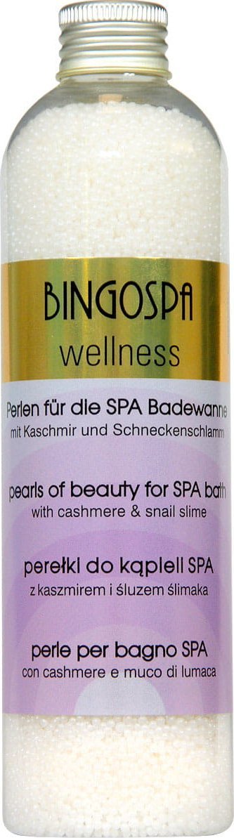 BingoSpa Pearls of beauty for SPA bath - cashmere and snail slime wellness