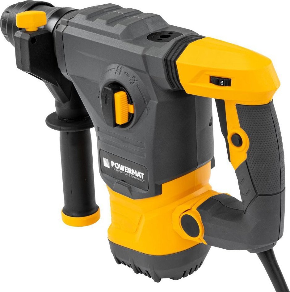 Młotowiertarka Powermat Młot udarowy Powermat SDS-PLUS 5,5J akcesoria