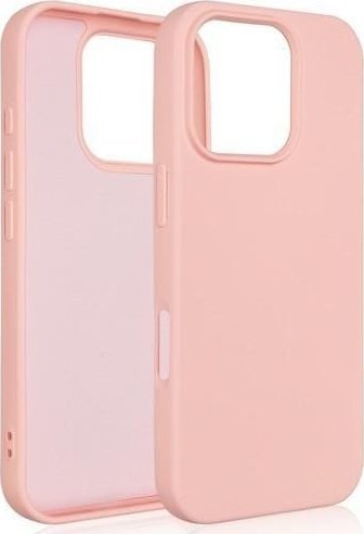 Beline Beline Etui Silicone iPhone 16 Pro 6.3" różowo-złoty/rose gold