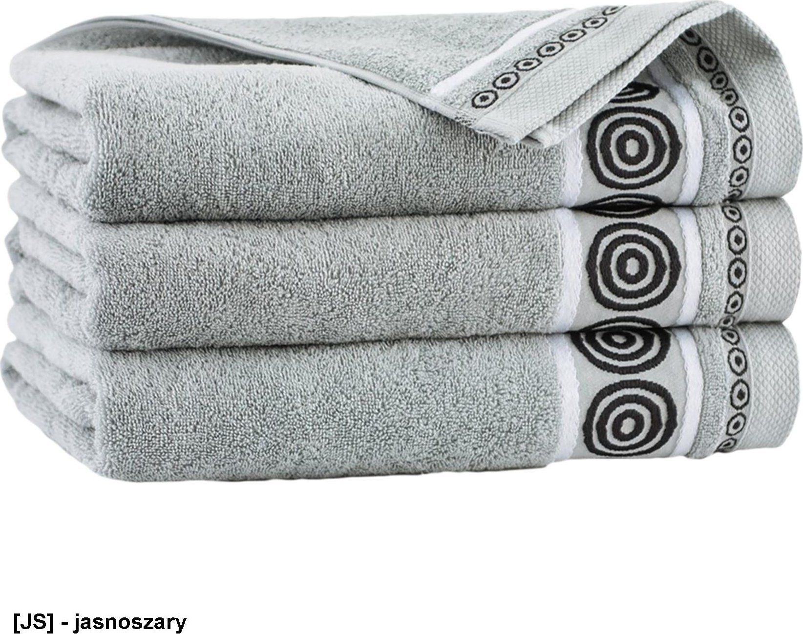 Zwoltex T-RONDO2V70X140 - Ręcznik RONDO2. - jasnoszary