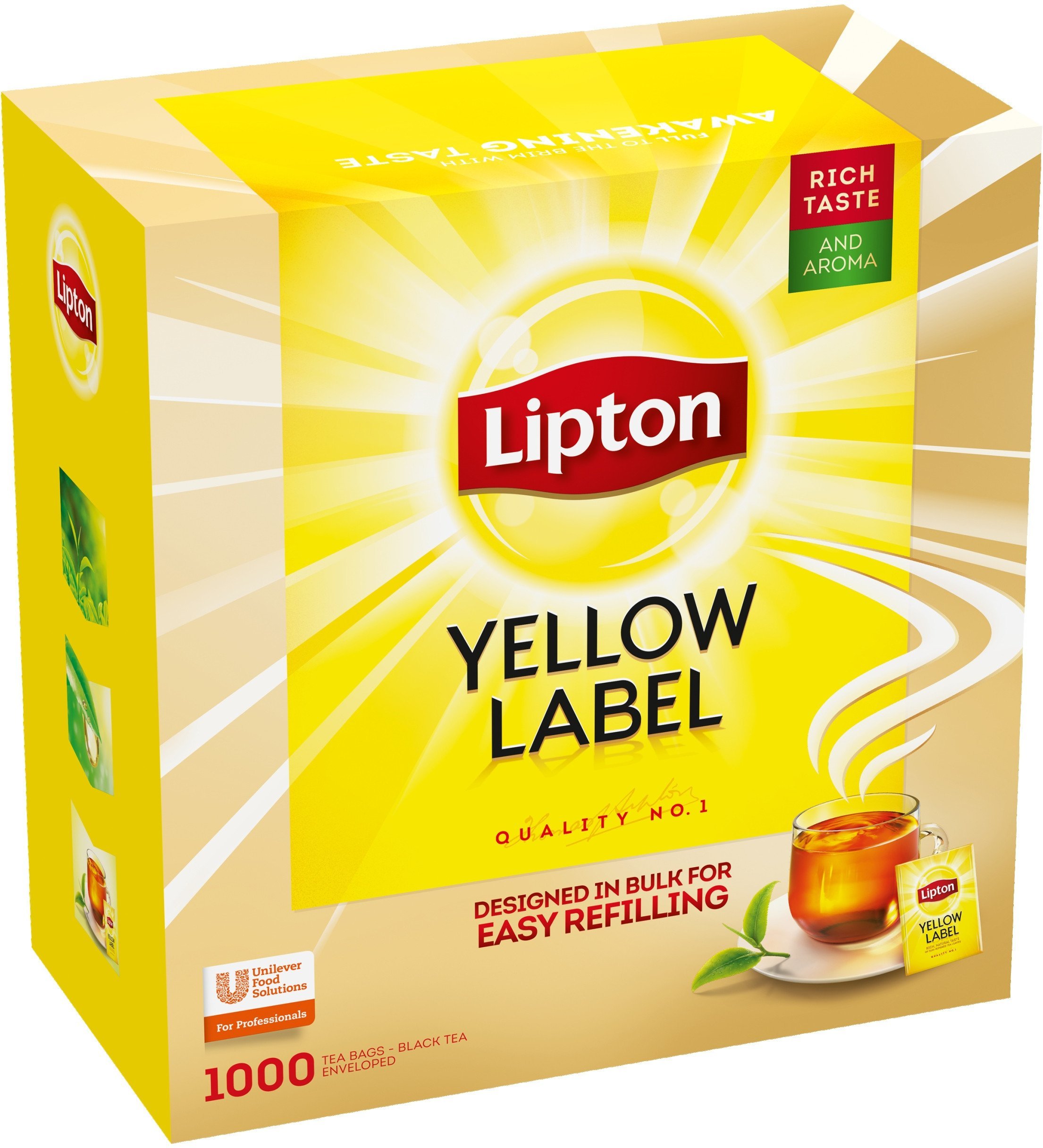 Lipton Herbata czarna Yellow Label 1000 kopert