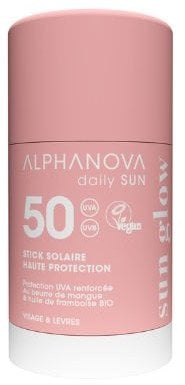 Alphanova Daily Sun, Glow, sztyft z filtrem SPF50, 17 ml