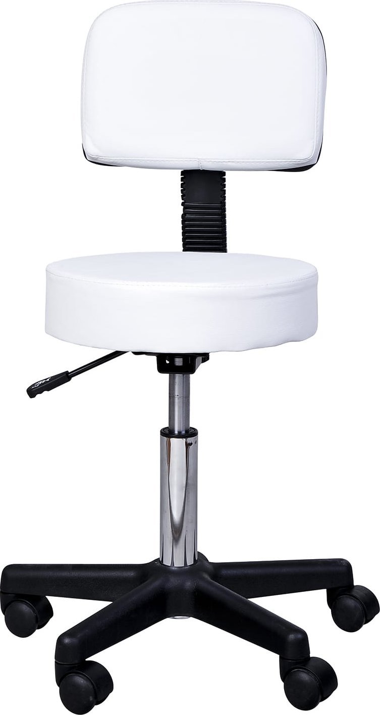 Pako Hoker z Oparciem - Biały