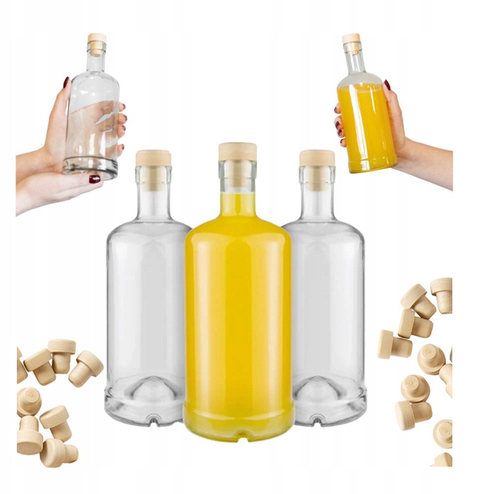 20X BUTELKA SZKLANA TADEK 500 ml BUTELKI SZKLANE NA NALEWKI BIMBER WESELE