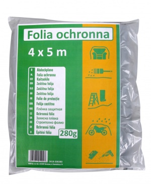 Folia malarska Hardy cienka 4 x 5m (0418-200280)