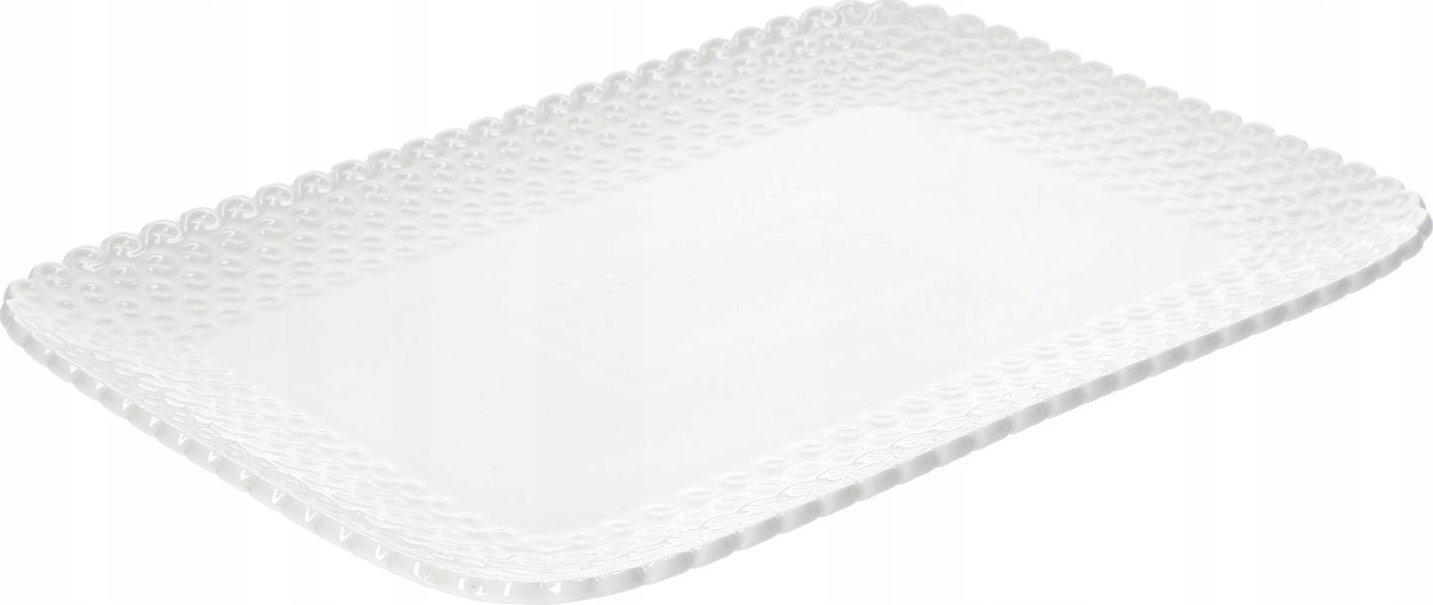 ArtPlast Taca do serwowania Momenti - Biały, 31 x 22 cm