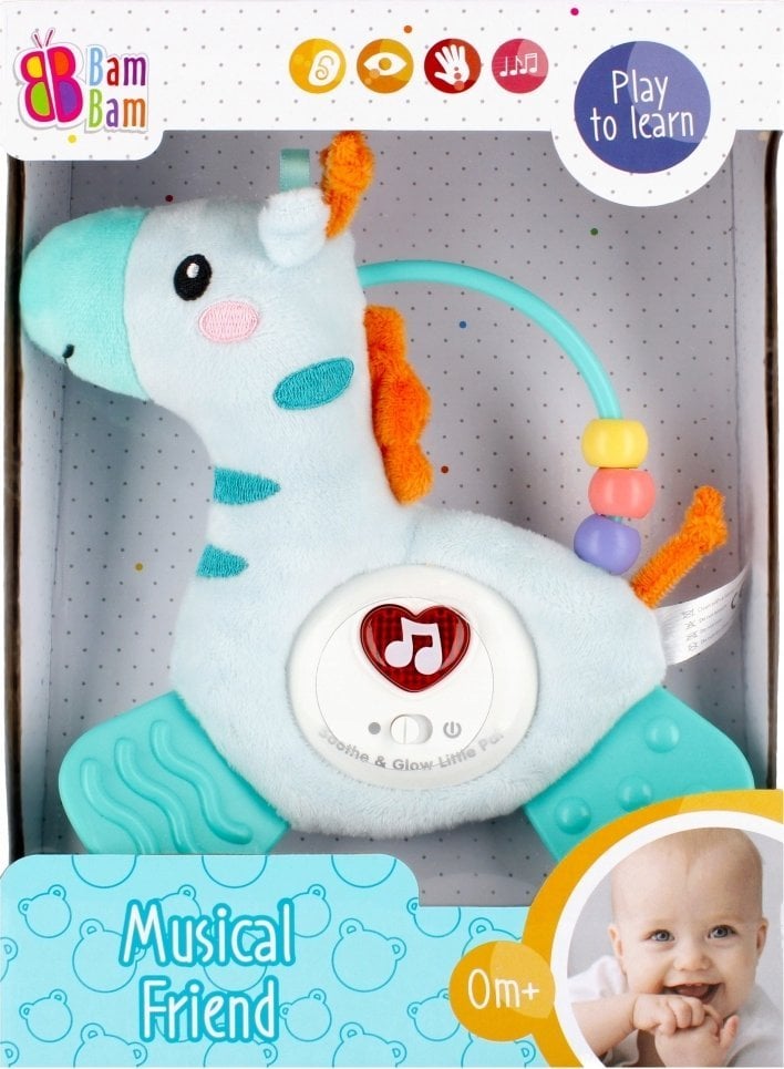 BamBam BAM BAM MUZYCZNA MIEKK ZYRAFKA B/O 18X25X8 18/36