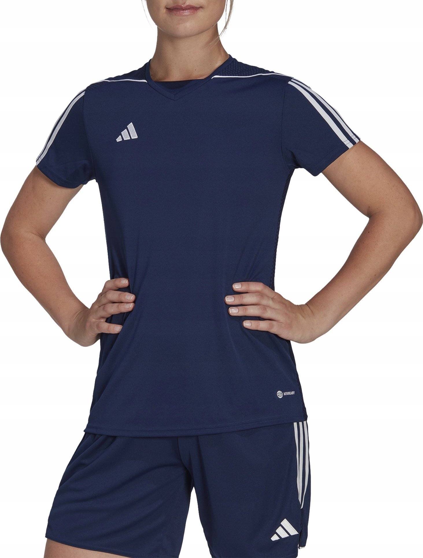Koszulka damska adidas Tiro 23 League Jersey granatowa HR4613 S