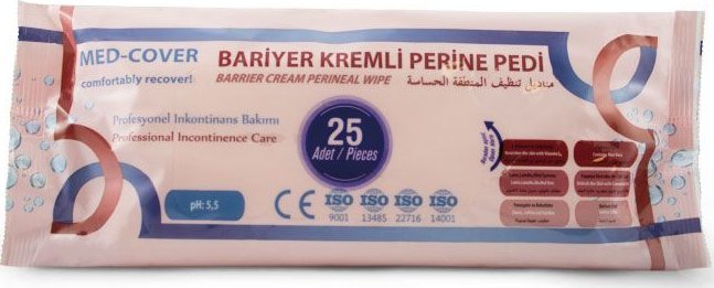 Myjka z 3% dimetikonem do bezwodnego mycia okolic intymnych - 25 sztuk Do mycia bez użycia wody