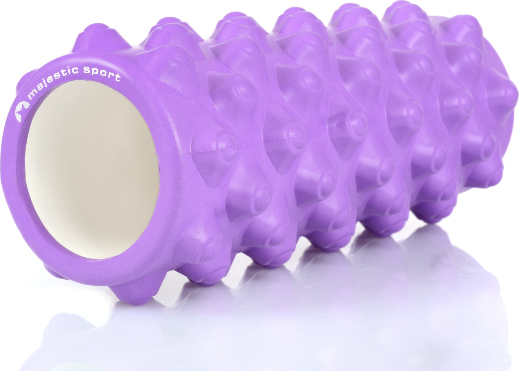 Roller z wypustkami Majestic Sport 33x14,5 cm fioletowy (12)