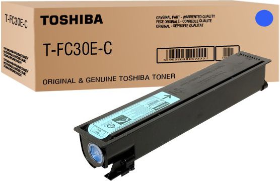 Toner Toshiba T-FC30E Cyan Oryginał (6AJ00000099)