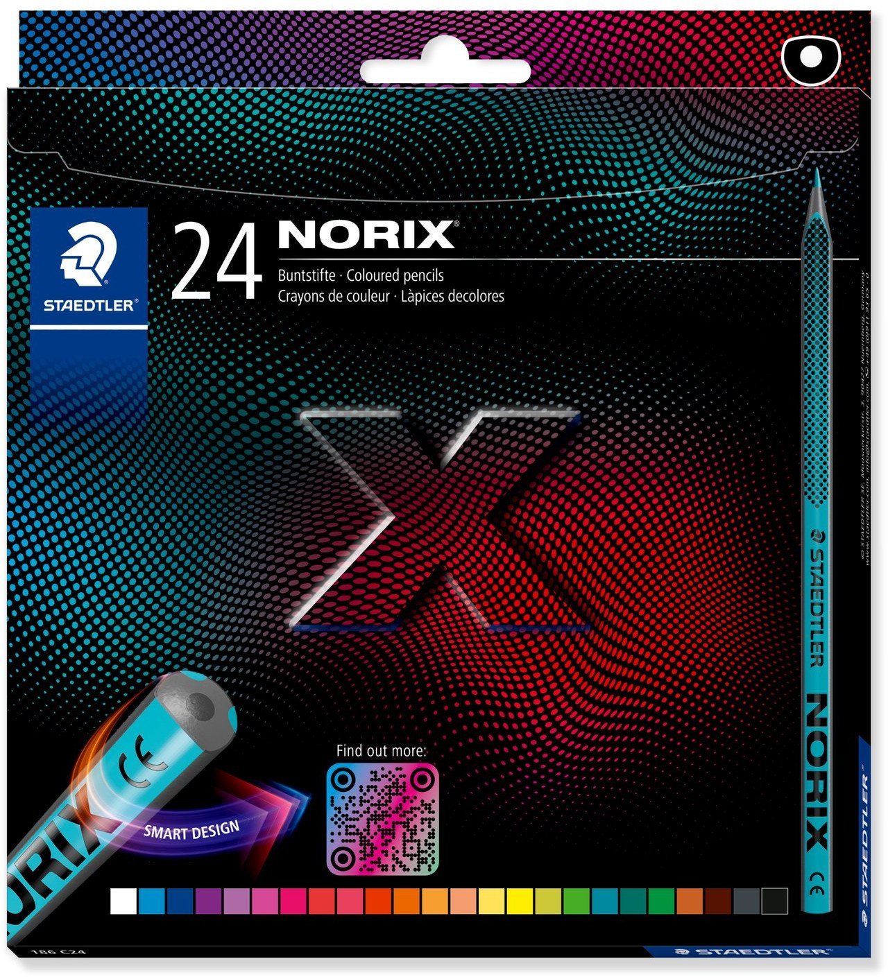 STAEDTLER Buntstifte NORIX 24 St. 100% PEFC retail