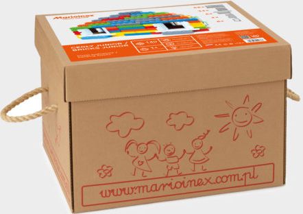 Marioinex Klocki Cegły Junior 140 Okna + Drzwi (902 387)