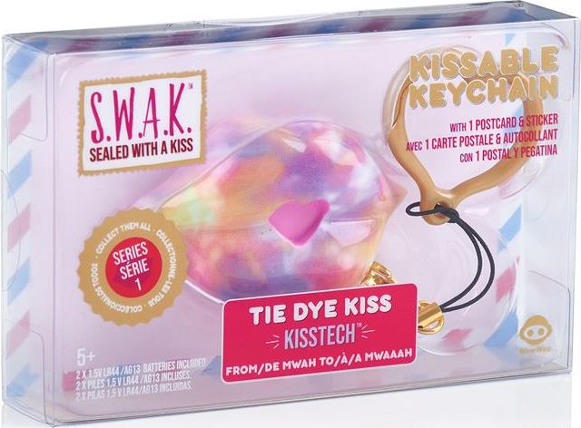 Breloczek WowWee S.W.A.K Interaktywne całuśne usta- brelok TieDye Kiss