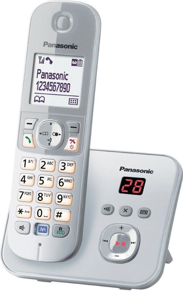 Telefon stacjonarny Panasonic Szary
