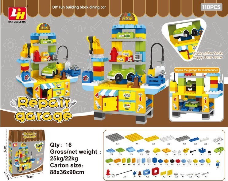 1PUNKT Zestaw Klocki 110el. Warsztat