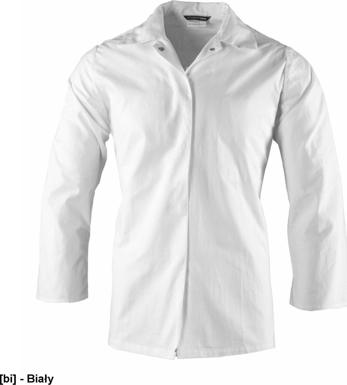 Polstar AQ94 - KRAJAN BIEL BLUZA ROZPINANA DAMSKA HACCP, BAWEŁNA (100%), 140G/M2 M