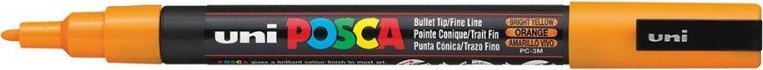 Uni MARKER PLAKATOWY UNI POSCA PC-3M CIEMNO-ŻÓŁTY