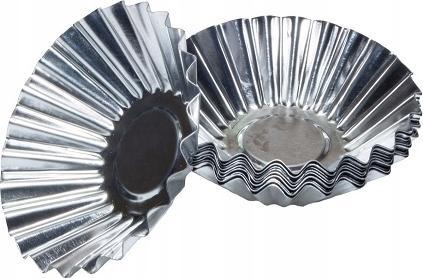 Kadax FOREMKI METALOWE DO BABECZEK MUFFINEK 7cm 10 szt.