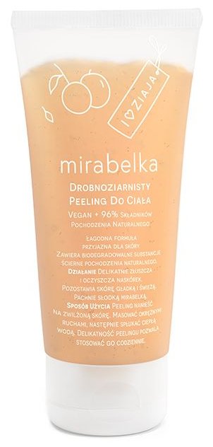 Ziaja Peeling do ciała drobnoziarnisty Mirabelka 160ml