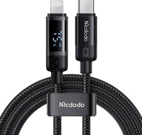 Kabel USB Mcdodo USB-C - Lightning 1.2 m Czarny (CA-5210)