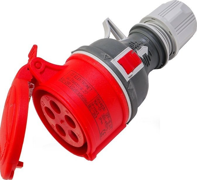 PCE Gniazdo przenośne 5P 16A TWIST GPP 16/5 921870