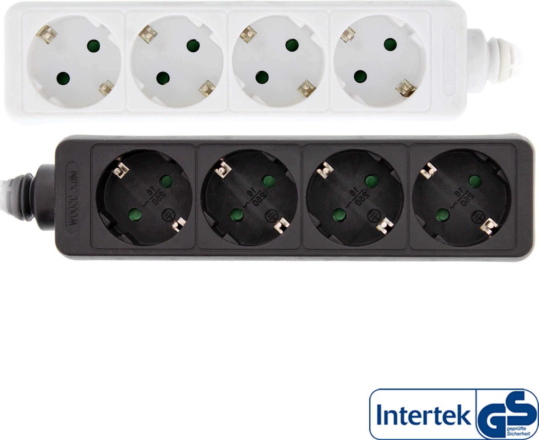 InLine InLine® Power Strip Type F German 4 Port + Child Safety Lock black 3m