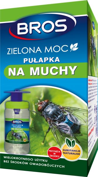 Bros Bros Zielona moc pułapka na muchy