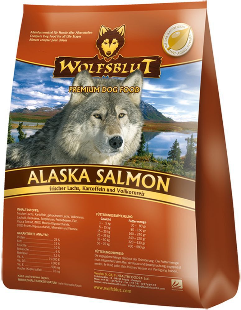 Wolfsblut Dog Alaska Salmon - łosoś i ryż 2kg