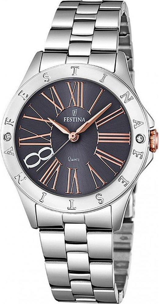 Zegarek Festina Zegarek damski Festina F16925-2 srebrny