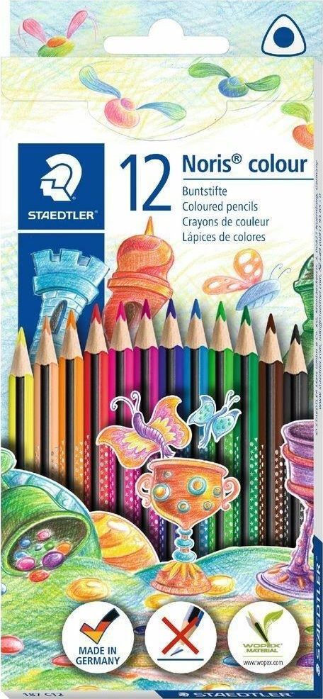 Staedtler Kredki trójkątne Noris Colour 12 kolorów STAEDTLER