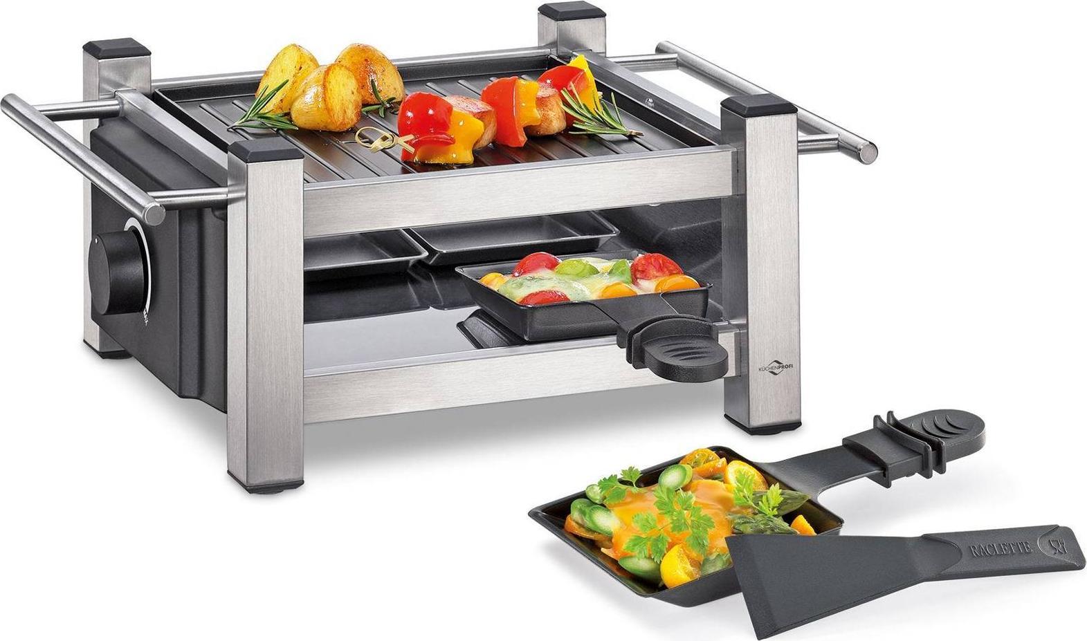 Grill elektryczny Kuchenprofi raclette / grill stołowy, dla 4 osób