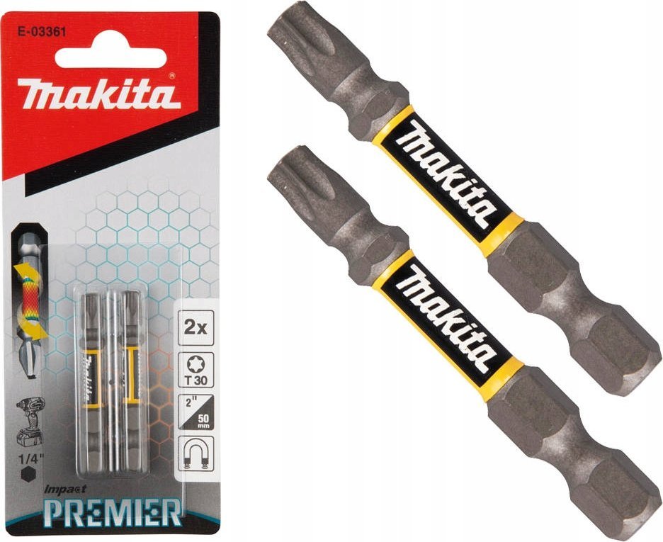 Makita MAKITA KOŃCÓWKA WKRĘTAKOWA T30-50mm /2szt. IMPACT PREMIER