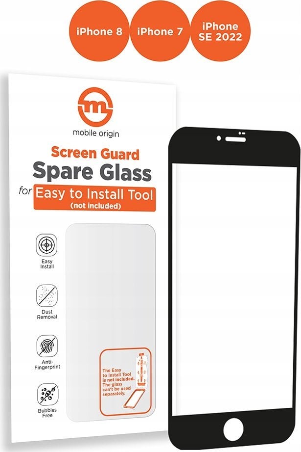 Mobile Origin Orange Screen Guard Spare Glass iPhone 8/7/SE 2022/SE 2020