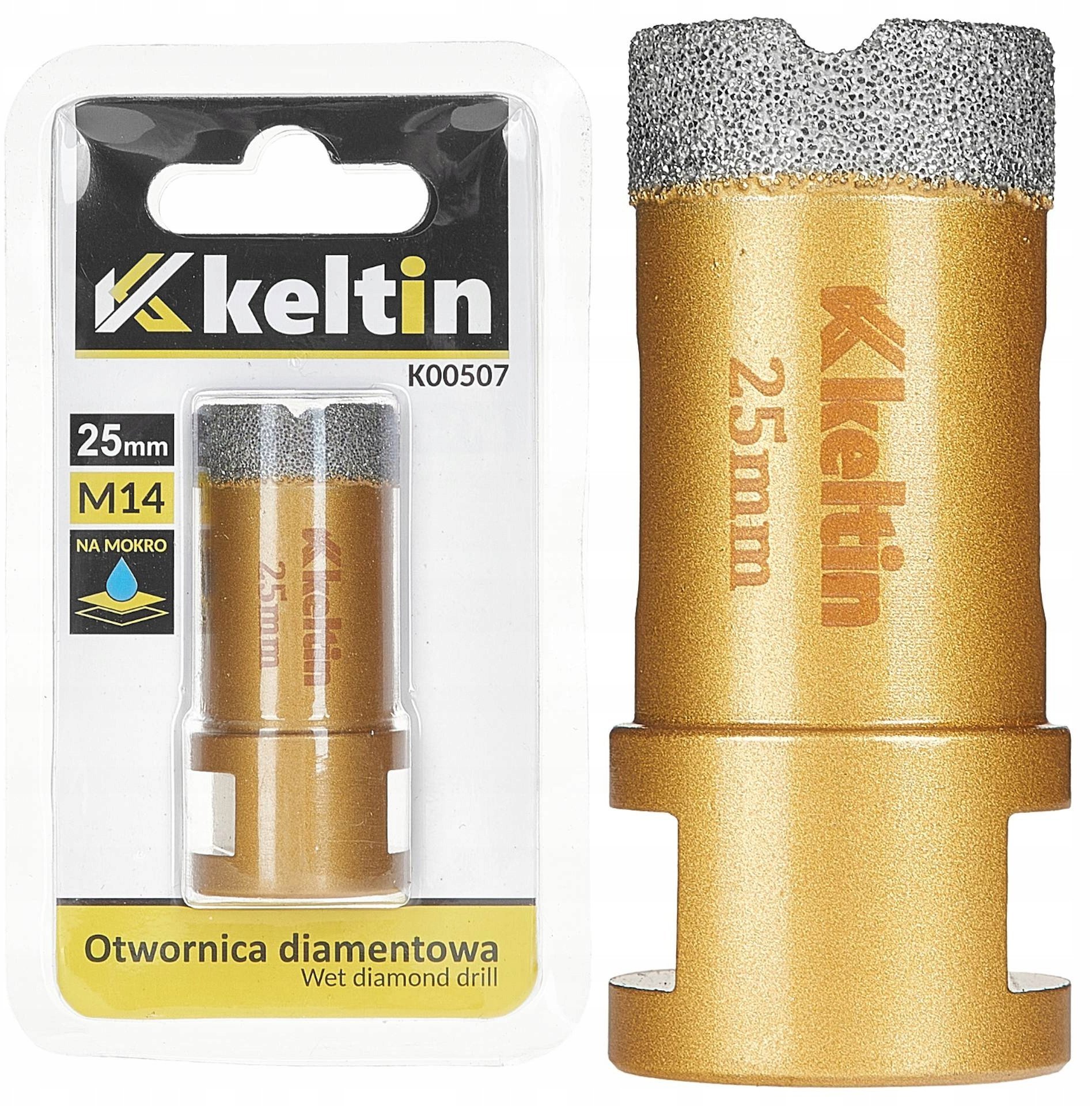 Otwornica diamentowa do gresu 25mm M14 (100)