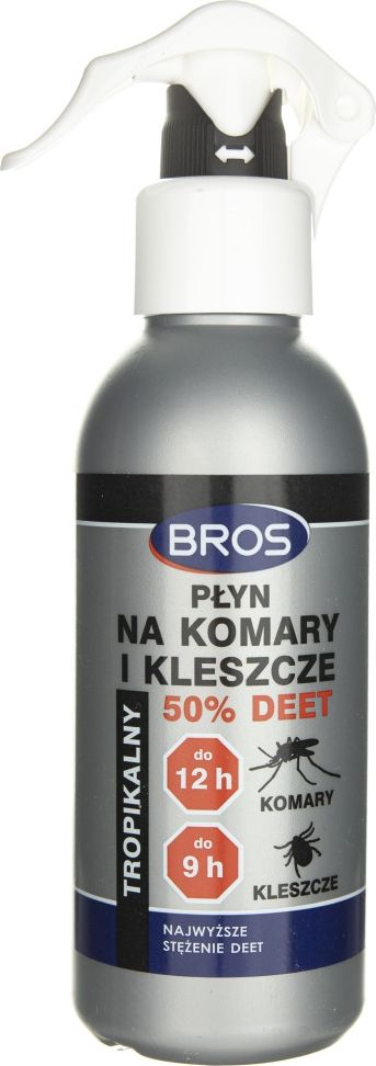 Bros Bros Płyn na komary i kleszcze 50% DEET - 130 ml