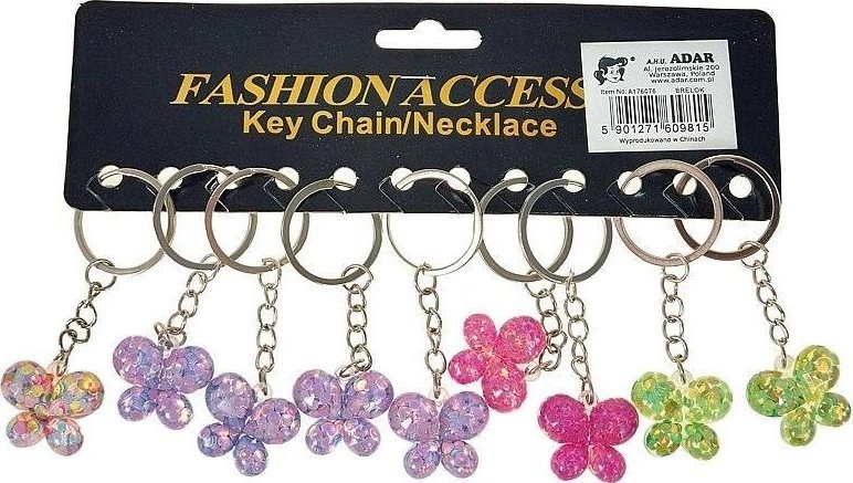 Brelok akrylowy Motyl (12szt)