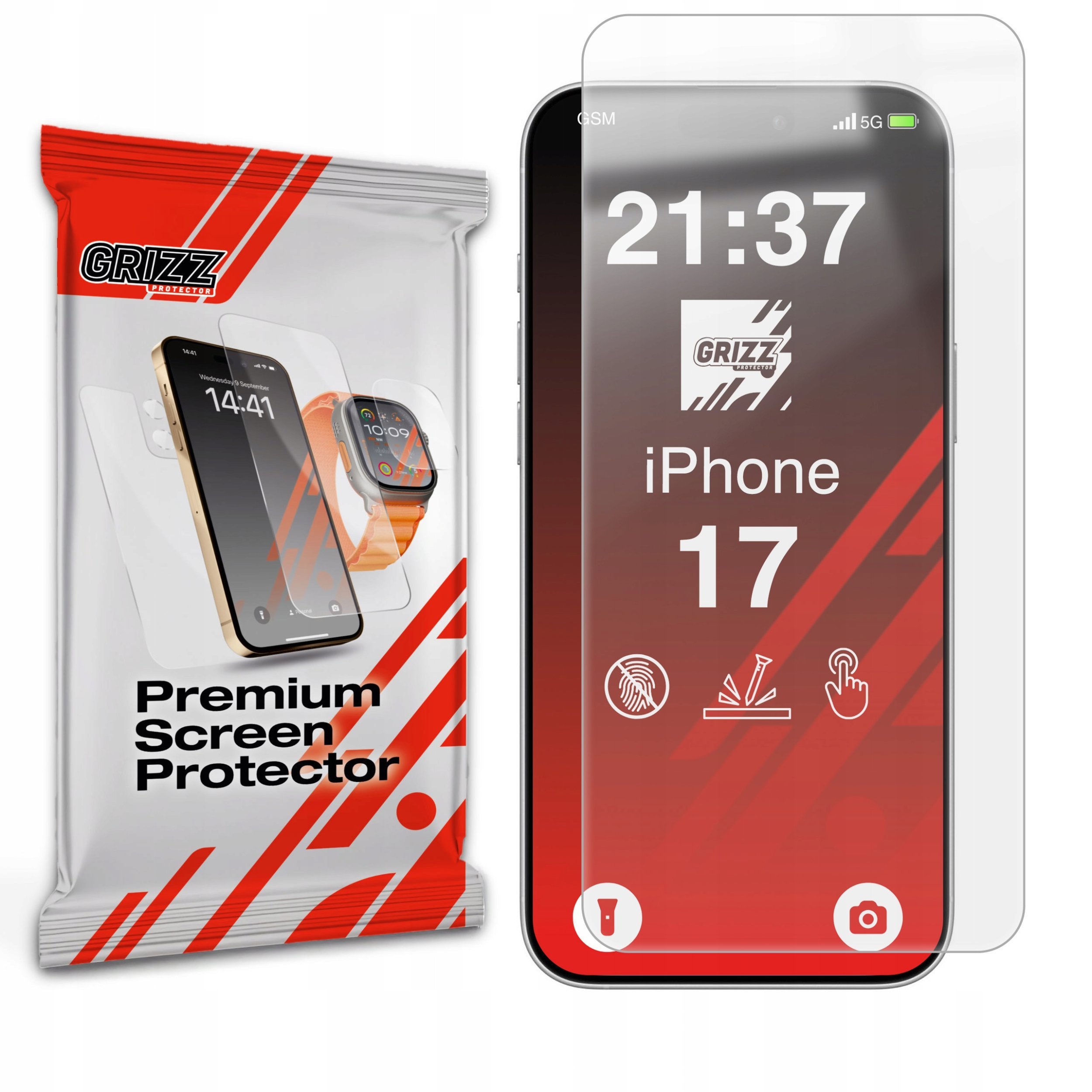 Folia matowa GrizzGlass PaperScreen do Apple iPhone 17