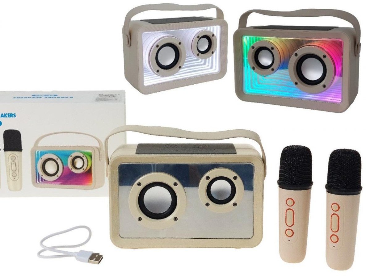 Zestaw 2 mikrofonów z głośnikiem