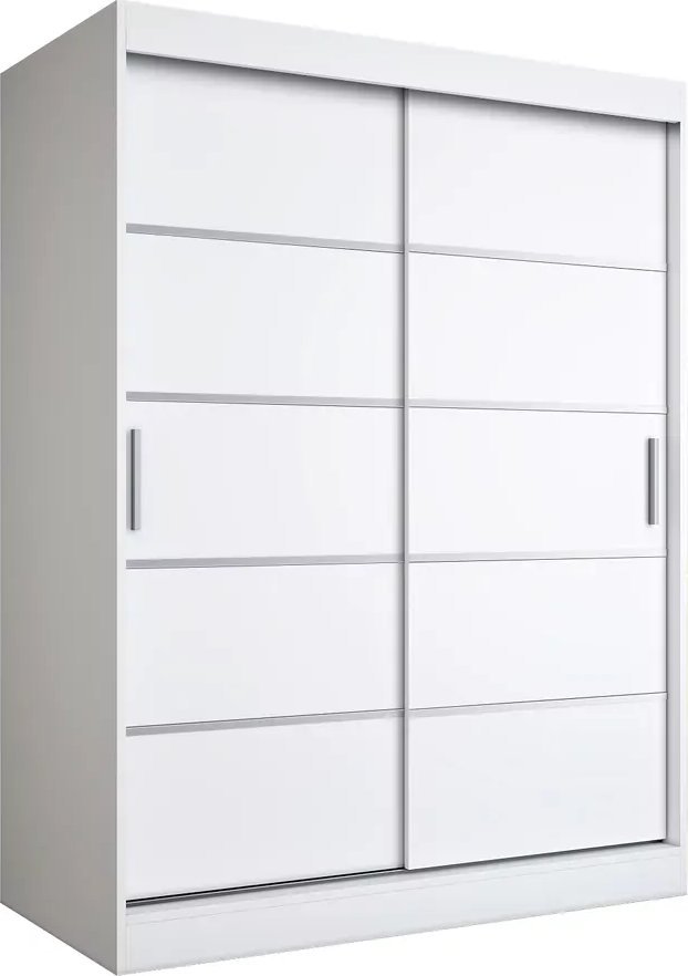 Elior Biała szafa przesuwna 150 cm - Livia 4X