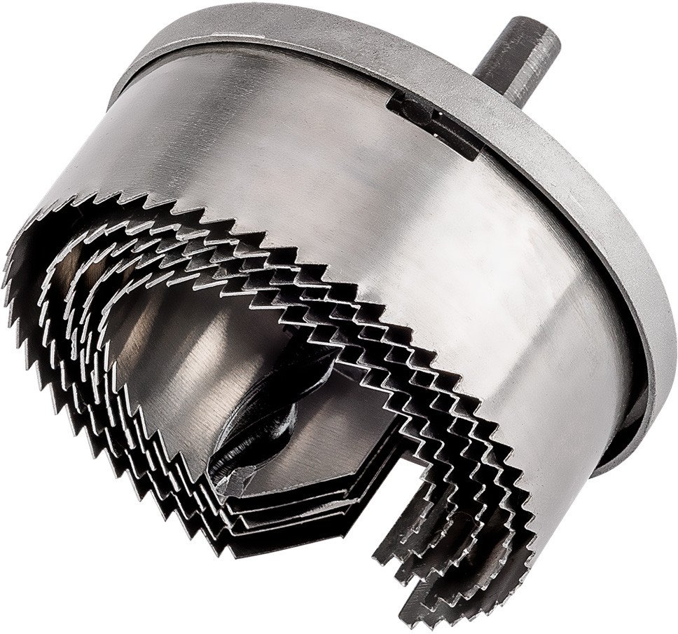 Otwornice do drewna 60 - 95 mm, h 40 mm, zestaw 5 szt.