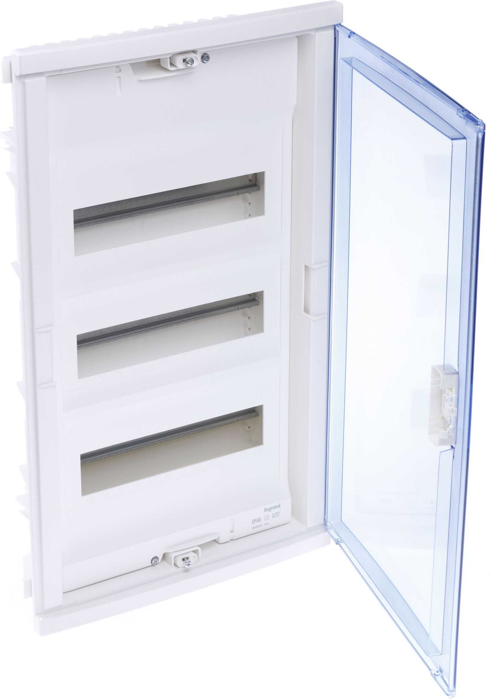 Legrand Rozdzielnica wnękowa RWN N+PE 3x12 drzwi przezroczyste 602423