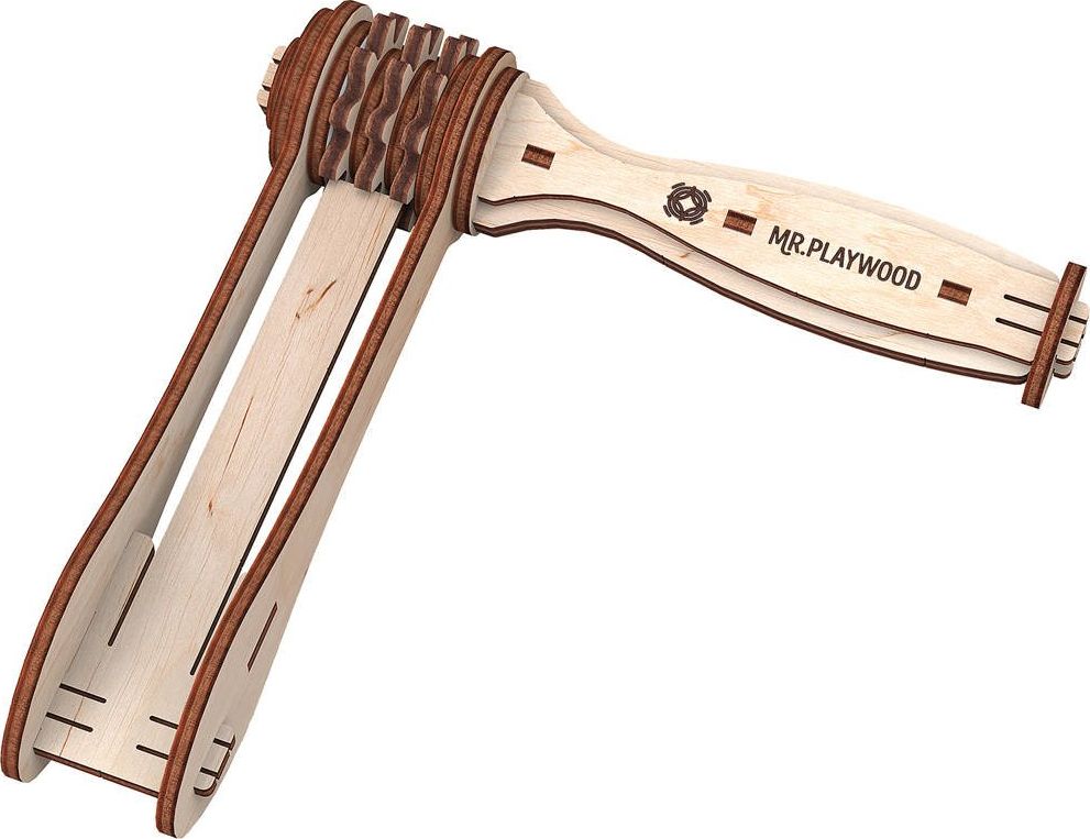 Mr.Playwood Mr.Playwood Drewniany Model Puzzle 3D Klekotka