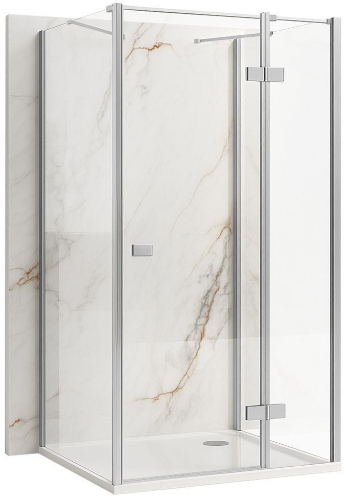 Kabina Prysznicowa Przyścienna Rea Atlas 120x80 Chrom
