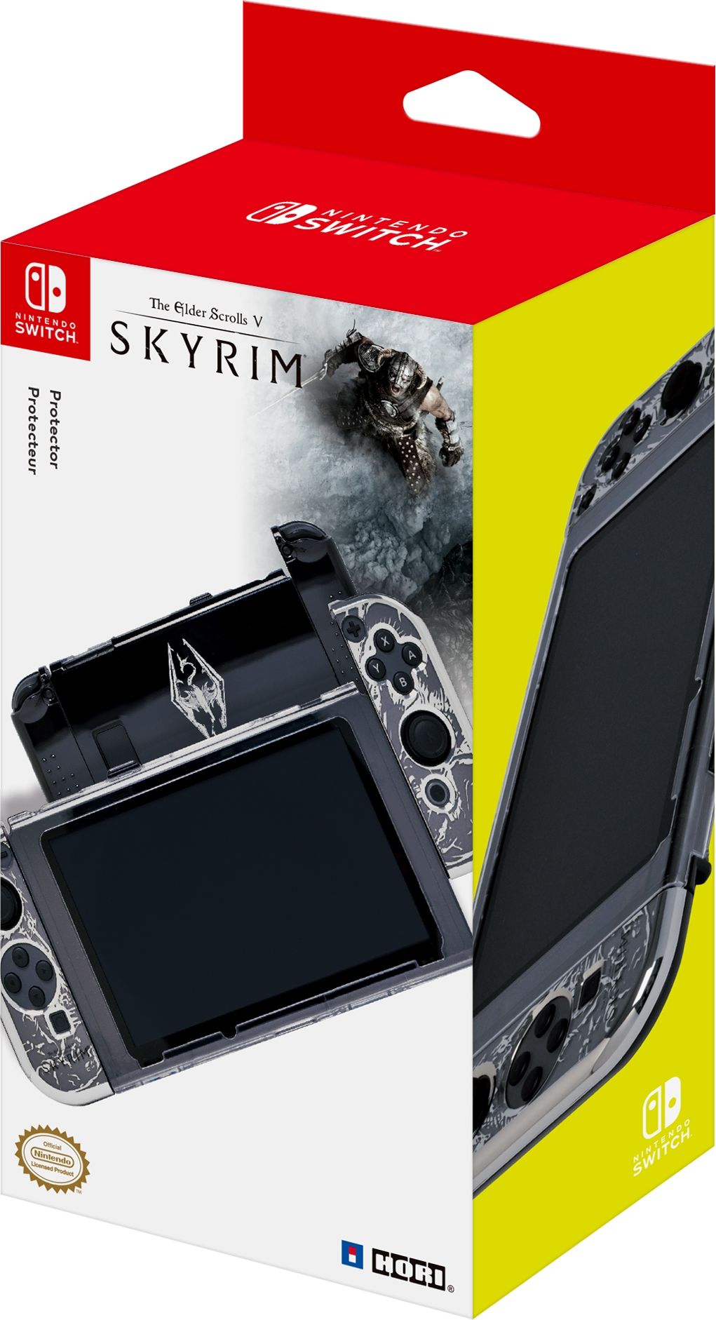Hori nakładki ochronne Snap & Go Skyrim Protector na Nintendo Switch (NSW-065U)