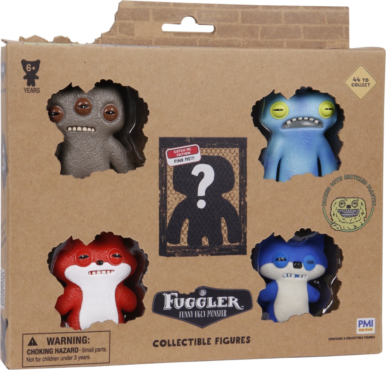 FUGGLER Collectible figures 5-pack, 6 cm