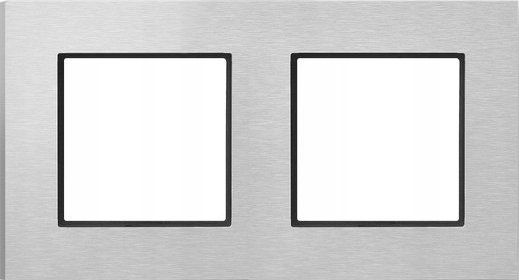 Ospel Ospel Aria szczotkowane aluminium - ramka R-2UAC/62/25