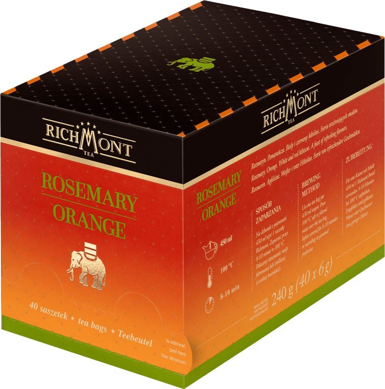Richmont Herbata Richmont Rosemary Orange 40 saszetek