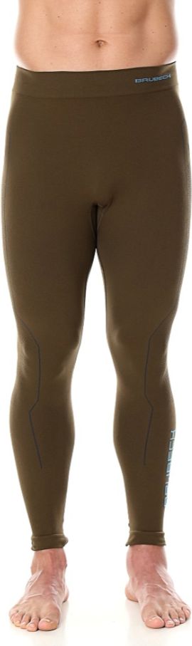 Brubeck Spodnie termoaktywne męskie Thermo brązowe r. S (LE11840)