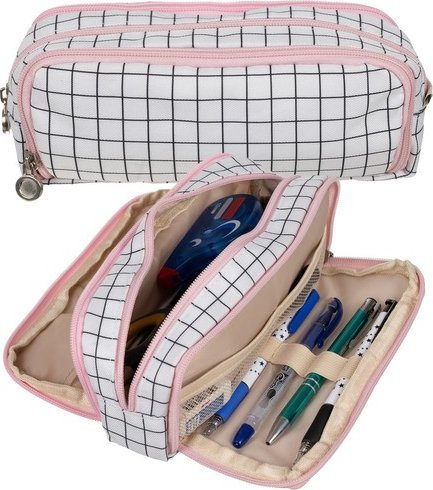 Piórnik Maaleo Piórnik rozkładany potrójny - w kratkę Maaleo24514